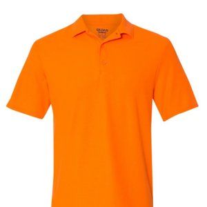 Gildan 72800 Dryblend Adult Polo Shirt - Neon Orange - Size X-Large **NEW**